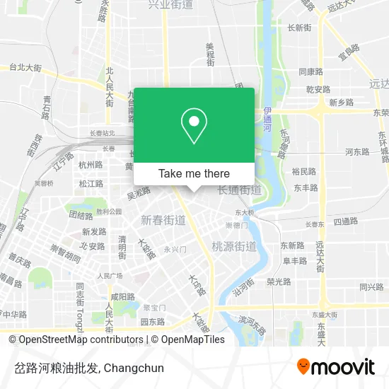 岔路河粮油批发 map
