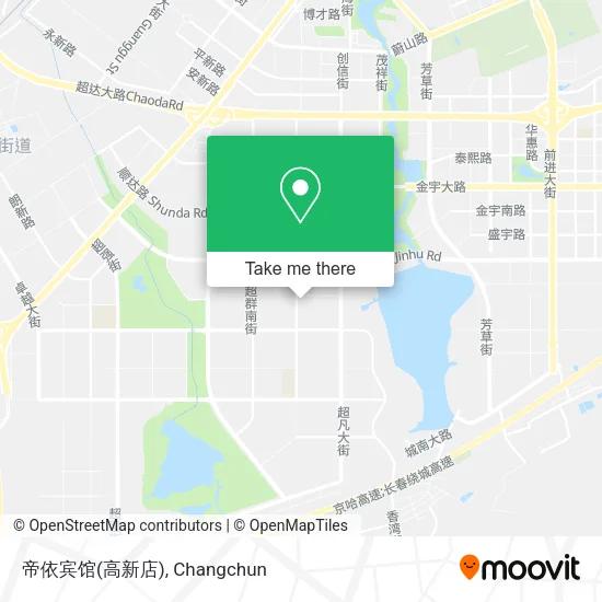 帝依宾馆(高新店) map