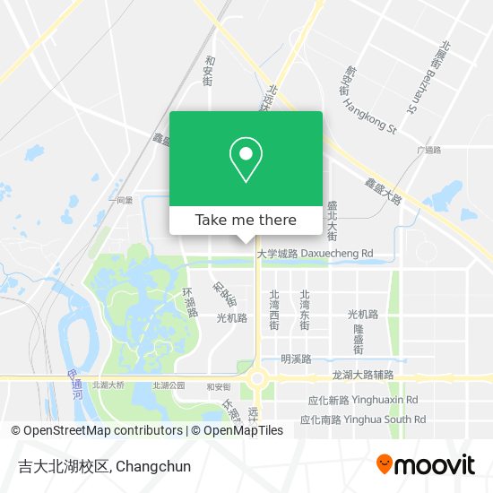 吉大北湖校区 map