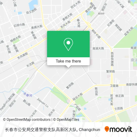 长春市公安局交通警察支队高新区大队 map