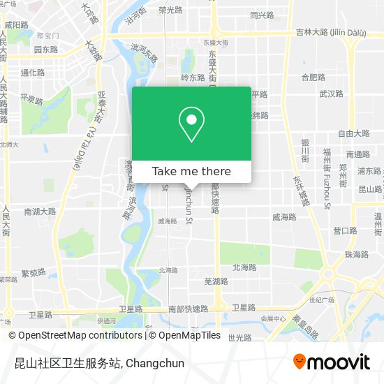 昆山社区卫生服务站 map