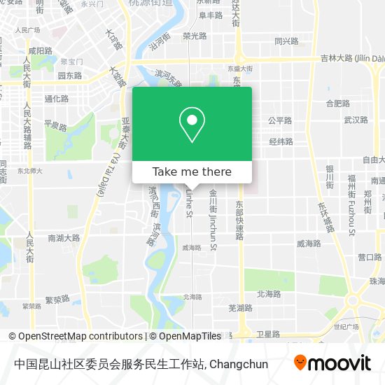 中国昆山社区委员会服务民生工作站 map