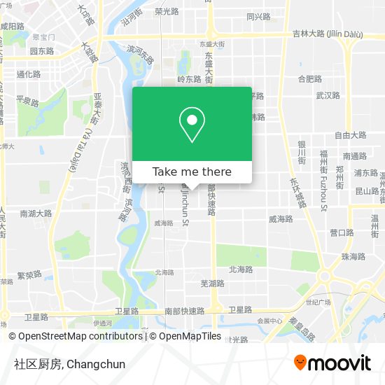 社区厨房 map