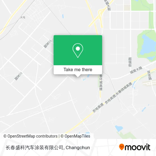 长春盛科汽车涂装有限公司 map