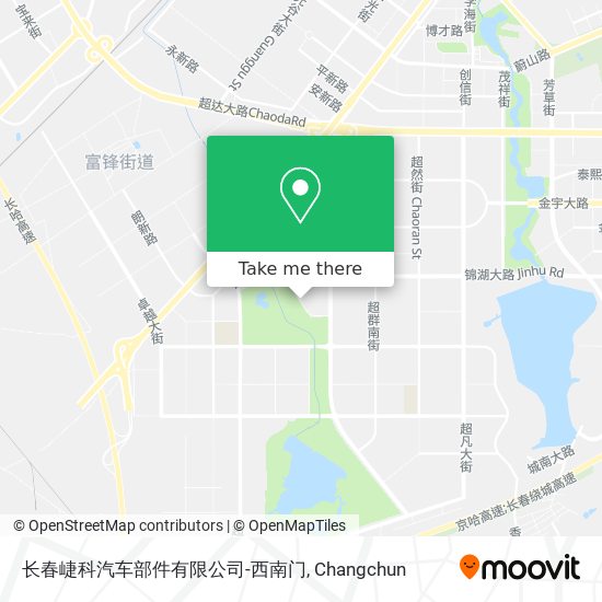 长春崨科汽车部件有限公司-西南门 map