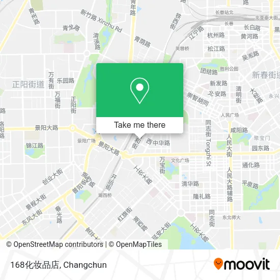168化妆品店 map
