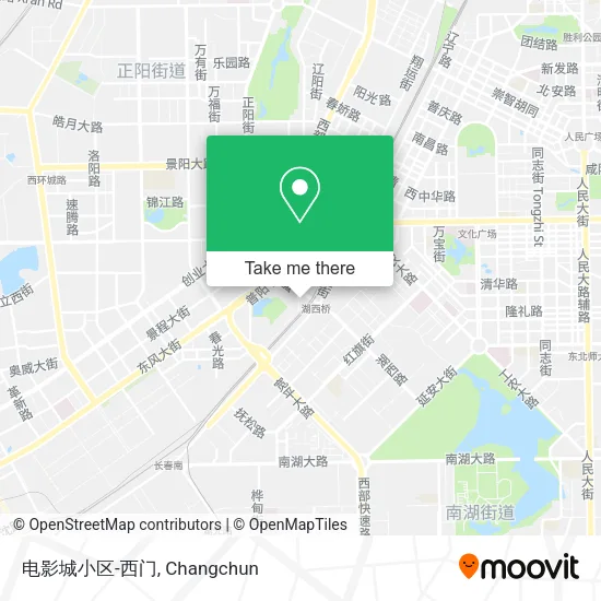 电影城小区-西门 map