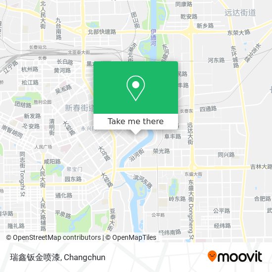 瑞鑫钣金喷漆 map