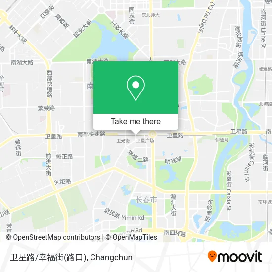 卫星路/幸福街(路口) map