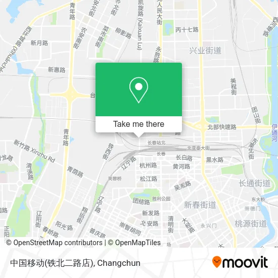 中国移动(铁北二路店) map