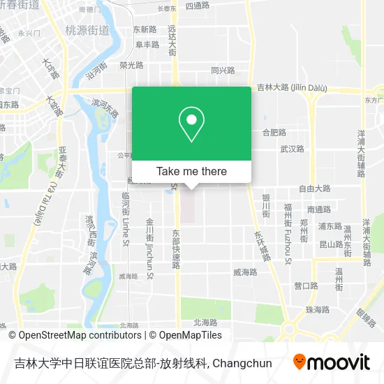 吉林大学中日联谊医院总部-放射线科 map