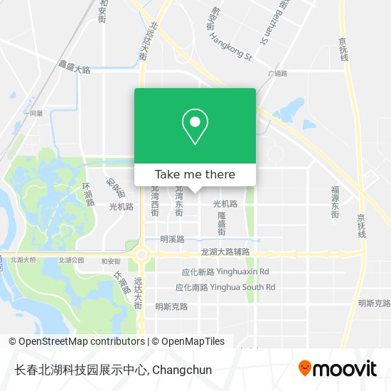 长春北湖科技园展示中心 map