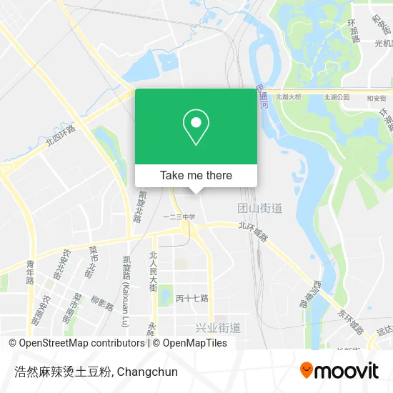 浩然麻辣烫土豆粉 map