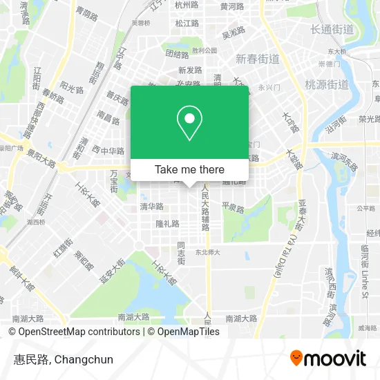 惠民路 map