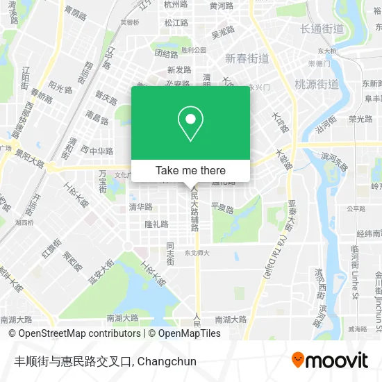 丰顺街与惠民路交叉口 map