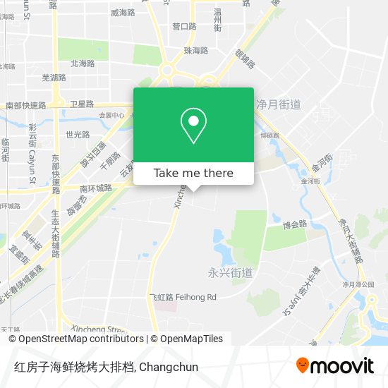 红房子海鲜烧烤大排档 map