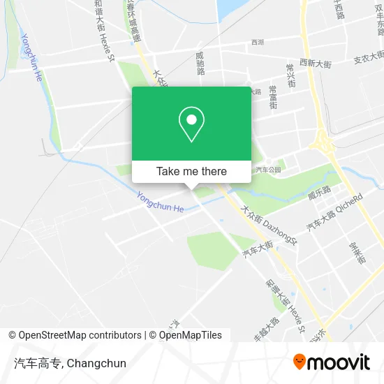 汽车高专 map