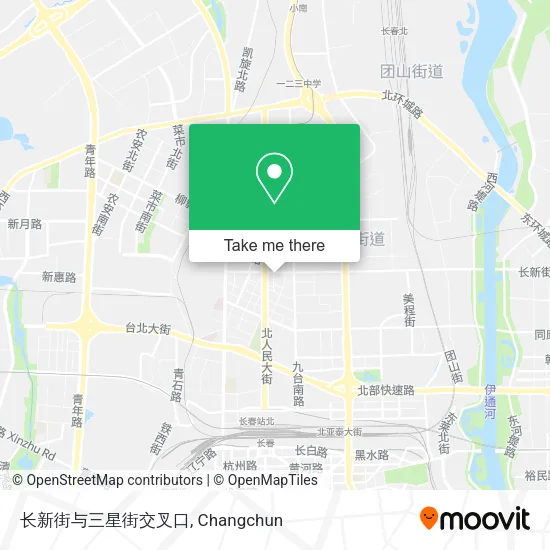 长新街与三星街交叉口 map