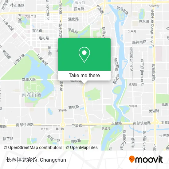 长春禧龙宾馆 map