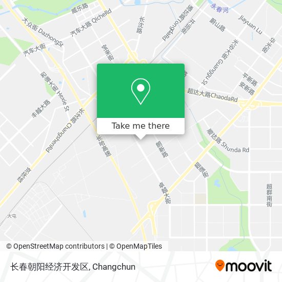 长春朝阳经济开发区 map