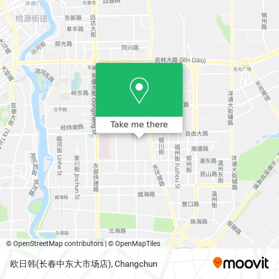 欧日韩(长春中东大市场店) map