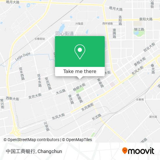 中国工商银行 map