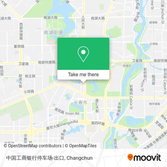 中国工商银行停车场-出口 map