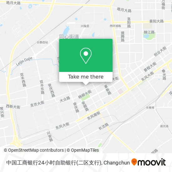 中国工商银行24小时自助银行(二区支行) map