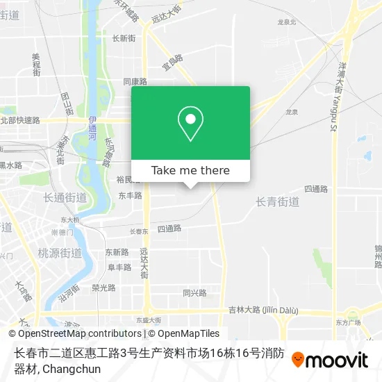 长春市二道区惠工路3号生产资料市场16栋16号消防器材 map