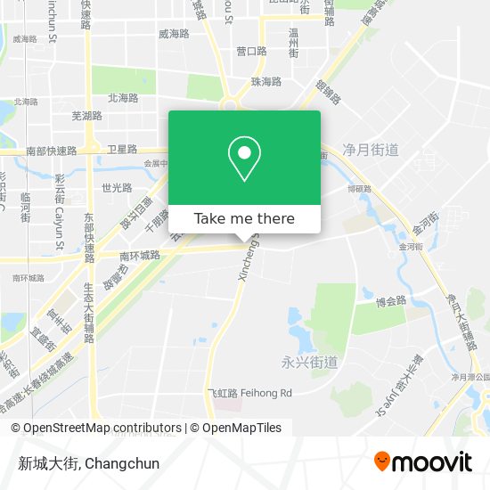 新城大街 map