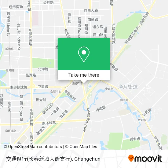 交通银行(长春新城大街支行) map