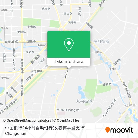 中国银行24小时自助银行(长春博学路支行) map