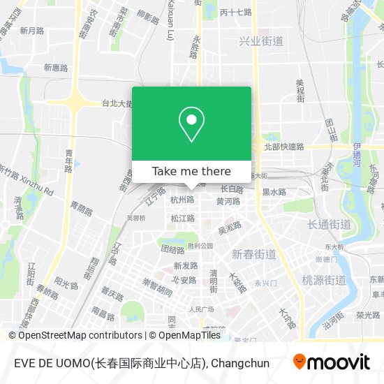 EVE DE UOMO(长春国际商业中心店) map