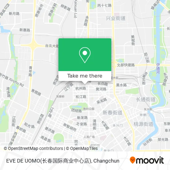 EVE DE UOMO(长春国际商业中心店) map