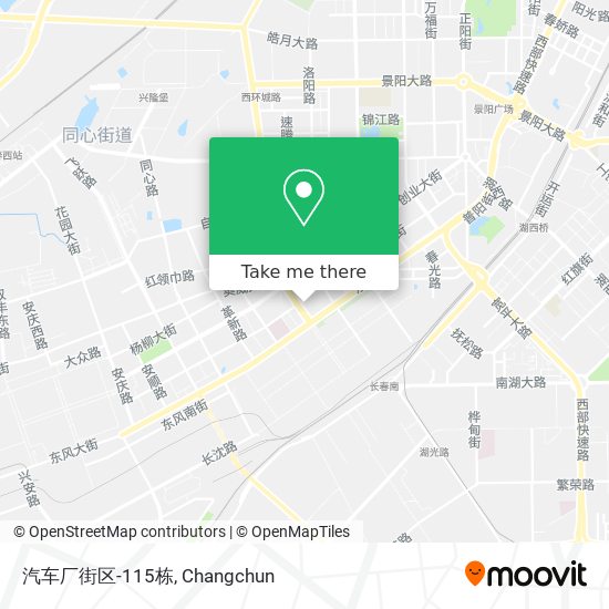 汽车厂街区-115栋 map