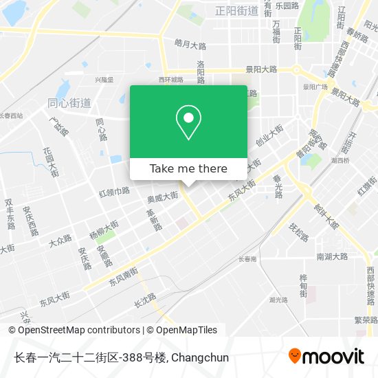 长春一汽二十二街区-388号楼 map