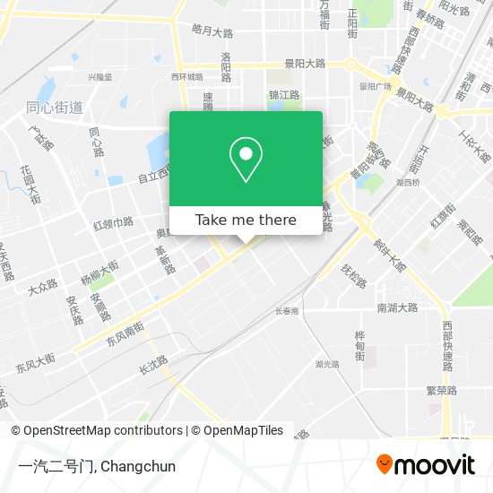 一汽二号门 map