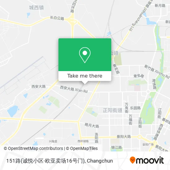 151路(诚悦小区-欧亚卖场16号门) map