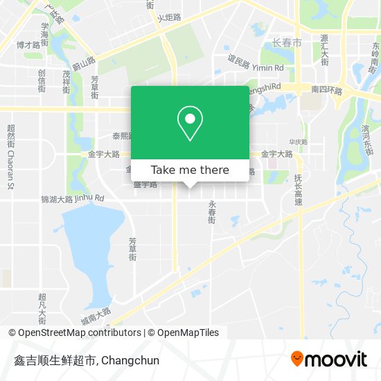 鑫吉顺生鲜超市 map