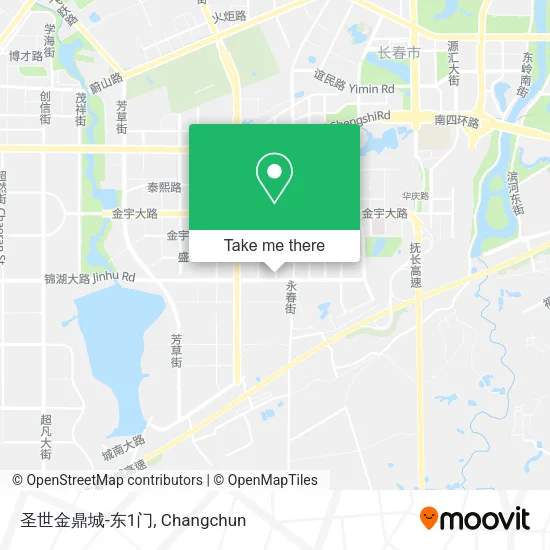 圣世金鼎城-东1门 map