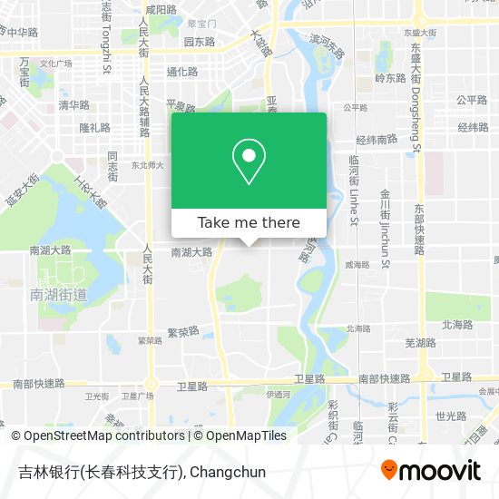 吉林银行(长春科技支行) map