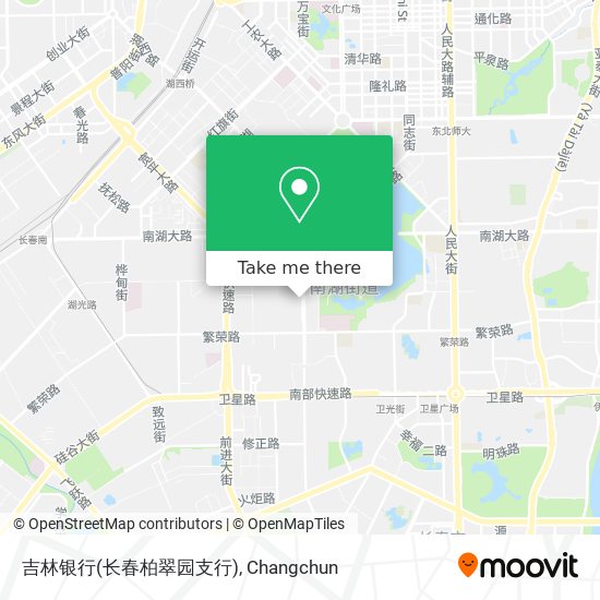 吉林银行(长春柏翠园支行) map