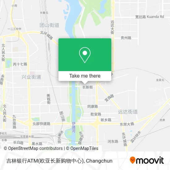 吉林银行ATM(欧亚长新购物中心) map