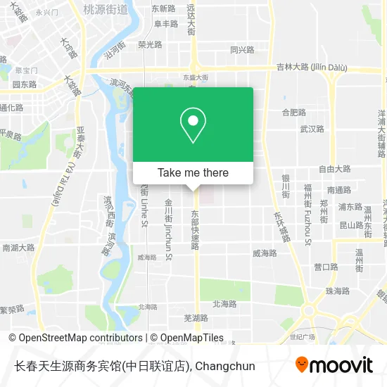 长春天生源商务宾馆(中日联谊店) map
