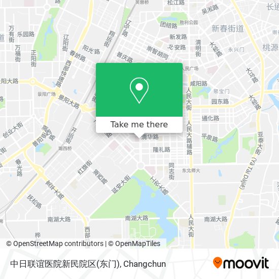 中日联谊医院新民院区(东门) map