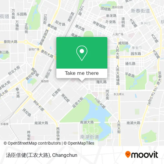 汤臣倍健(工农大路) map