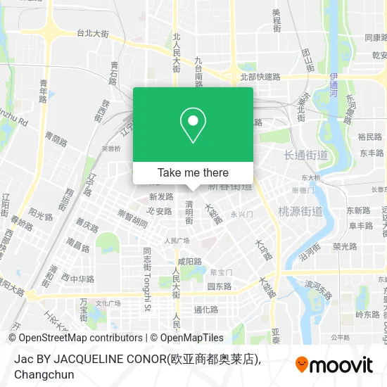 Jac BY JACQUELINE CONOR(欧亚商都奥莱店) map