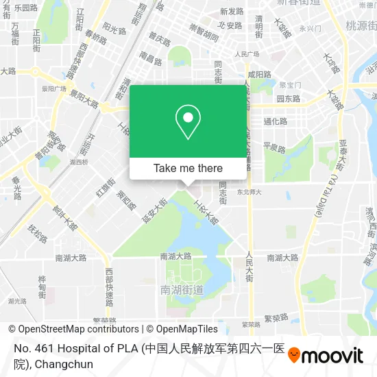 No. 461 Hospital of PLA (中国人民解放军第四六一医院) map
