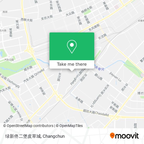 绿新佟二堡皮草城 map