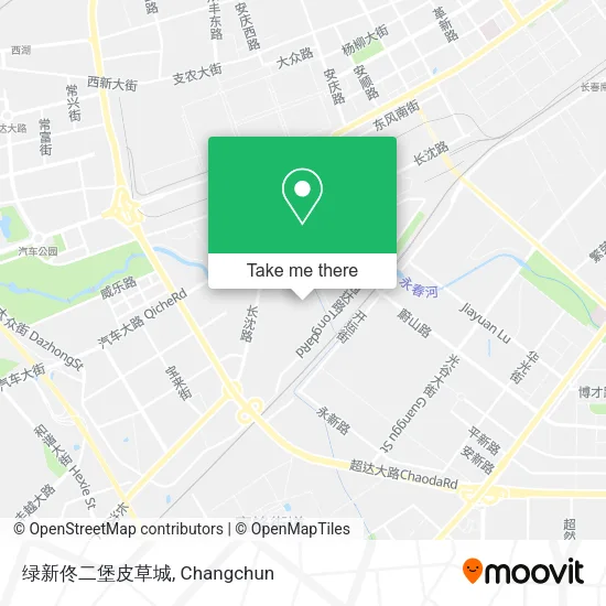绿新佟二堡皮草城 map
